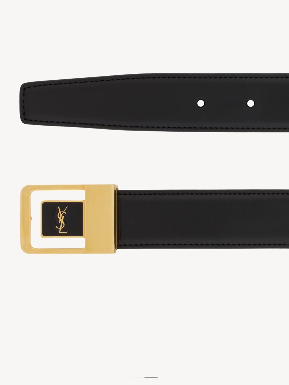 YSL YVES SAINT LAURENT LA 66 BUCKLE BELT - Picture 4 of 10